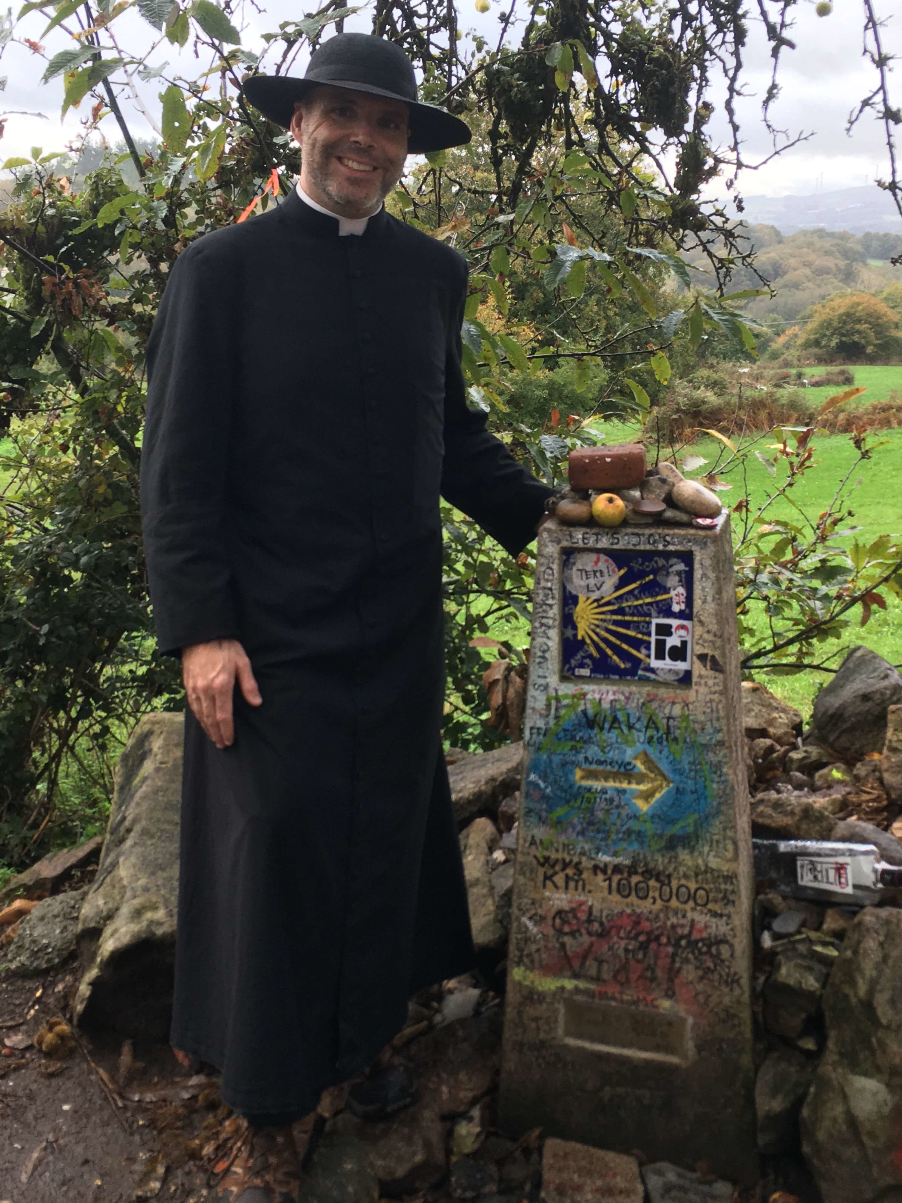 Fr. Totton on the Camino de Santiago